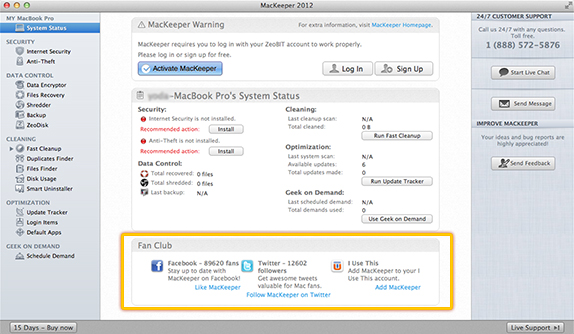 Fan Club of MacKeeper
