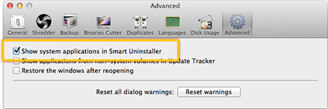 Select the Show system applications in Smart Uninstaller checkbox.