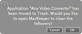 Smart Uninstaller. Leftovers Pop-up Window