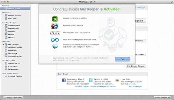 mac keeper activation code